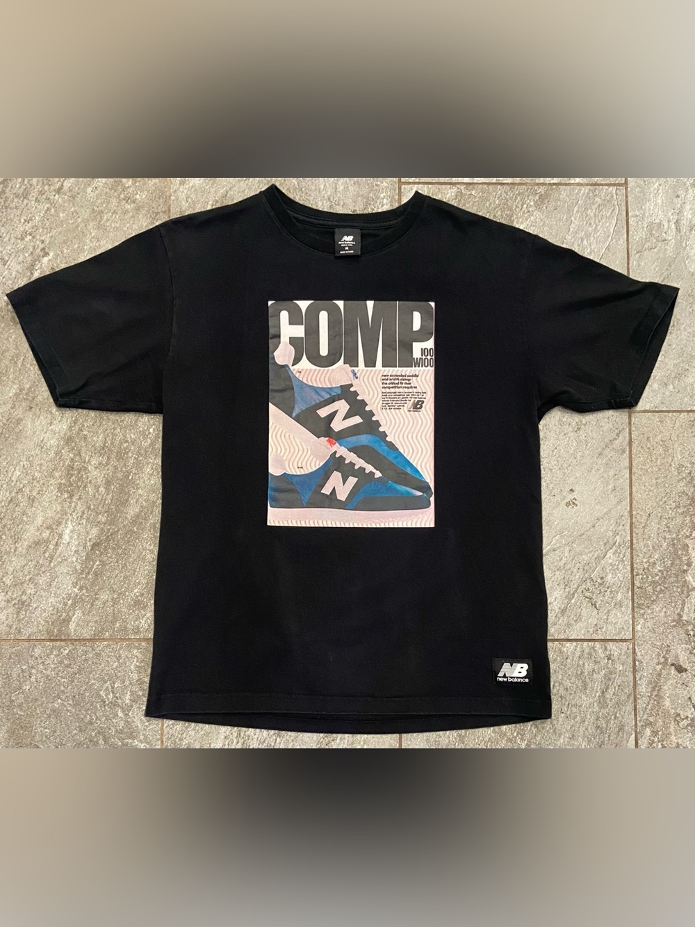 New Balance Rare Comp 100 Sneaker Tee - Men’s Medium Mint